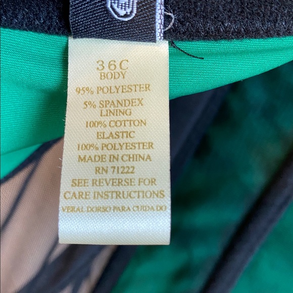 EUC Morbid Threads Green Leopard Print Bustier Top Size 36C - Picture 11 of 12